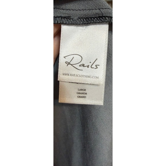 Rails Eclectic Cali Girl Tie Dye Tunic Blouse Womens Large Hippie‎ Art To Wear - Picture 7 of 8